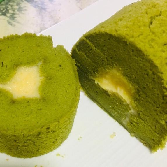 不易消泡的抹茶双享蛋糕卷