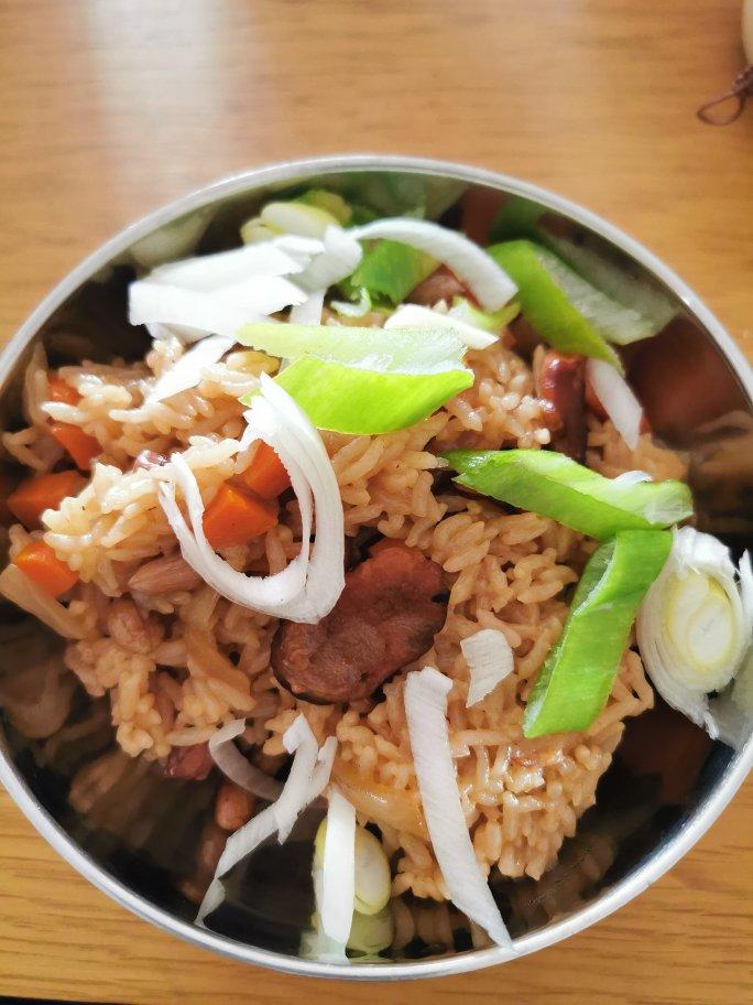 腊肠焖饭