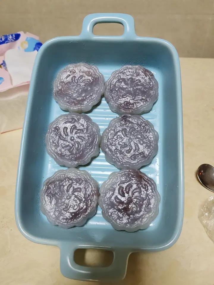 广东经典点心-豆沙水晶饼