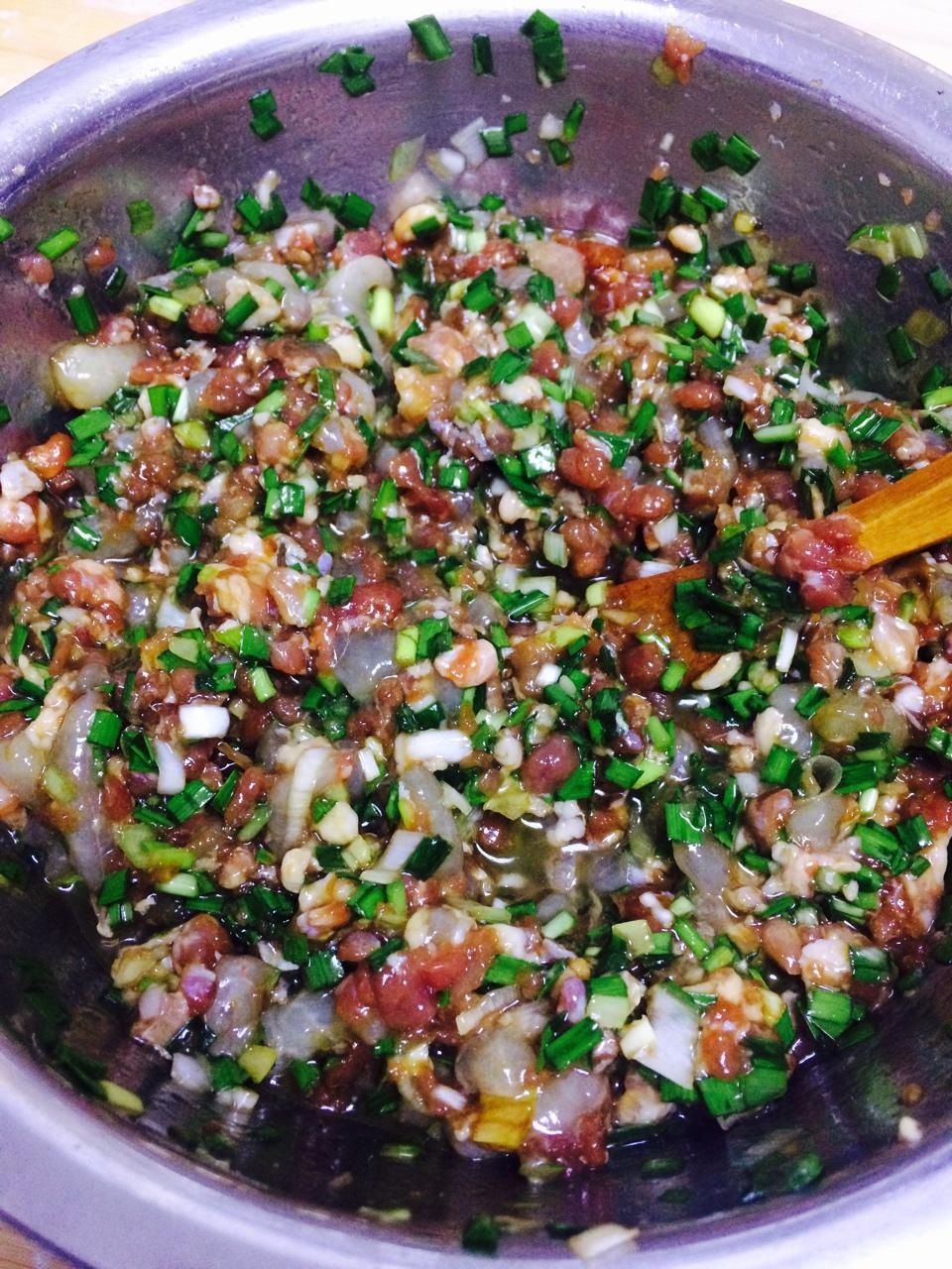 韭菜虾仁鲜肉水饺
