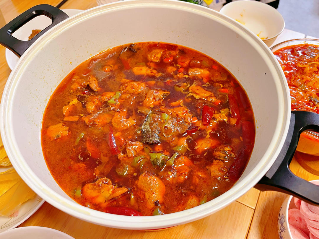 年夜饭必做——鲜香麻辣的火锅鸡❗️上桌全家抢着吃