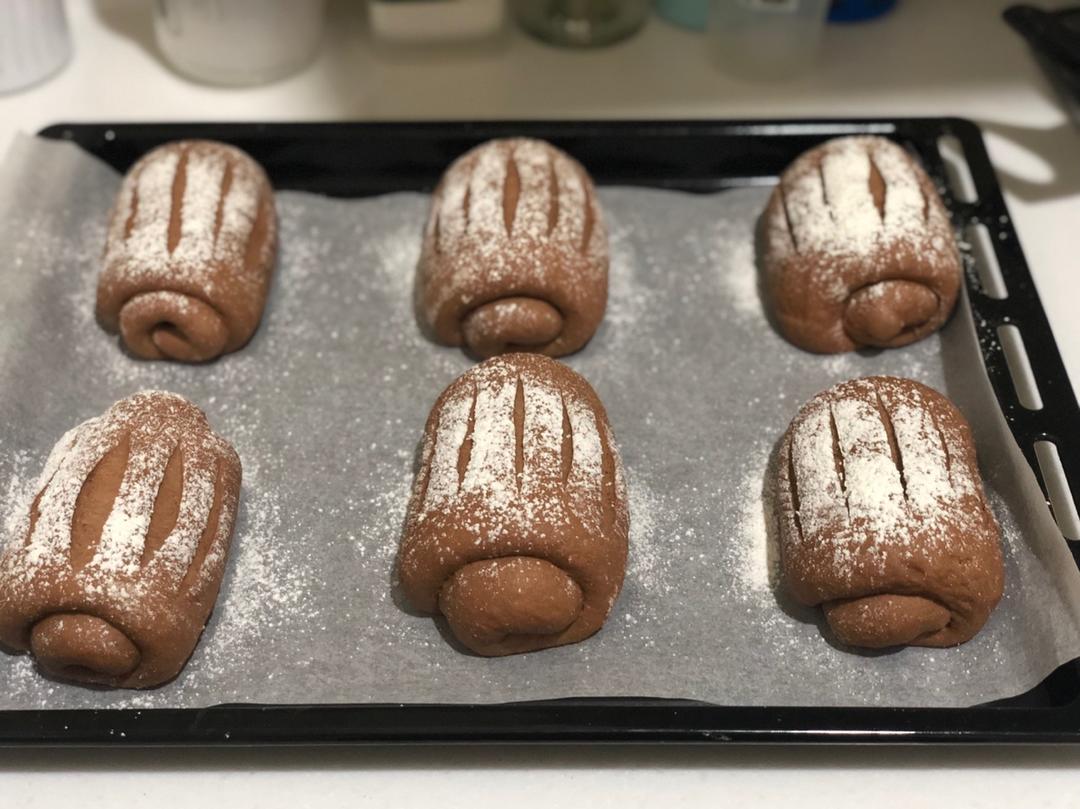 可可牛奶哈斯面包