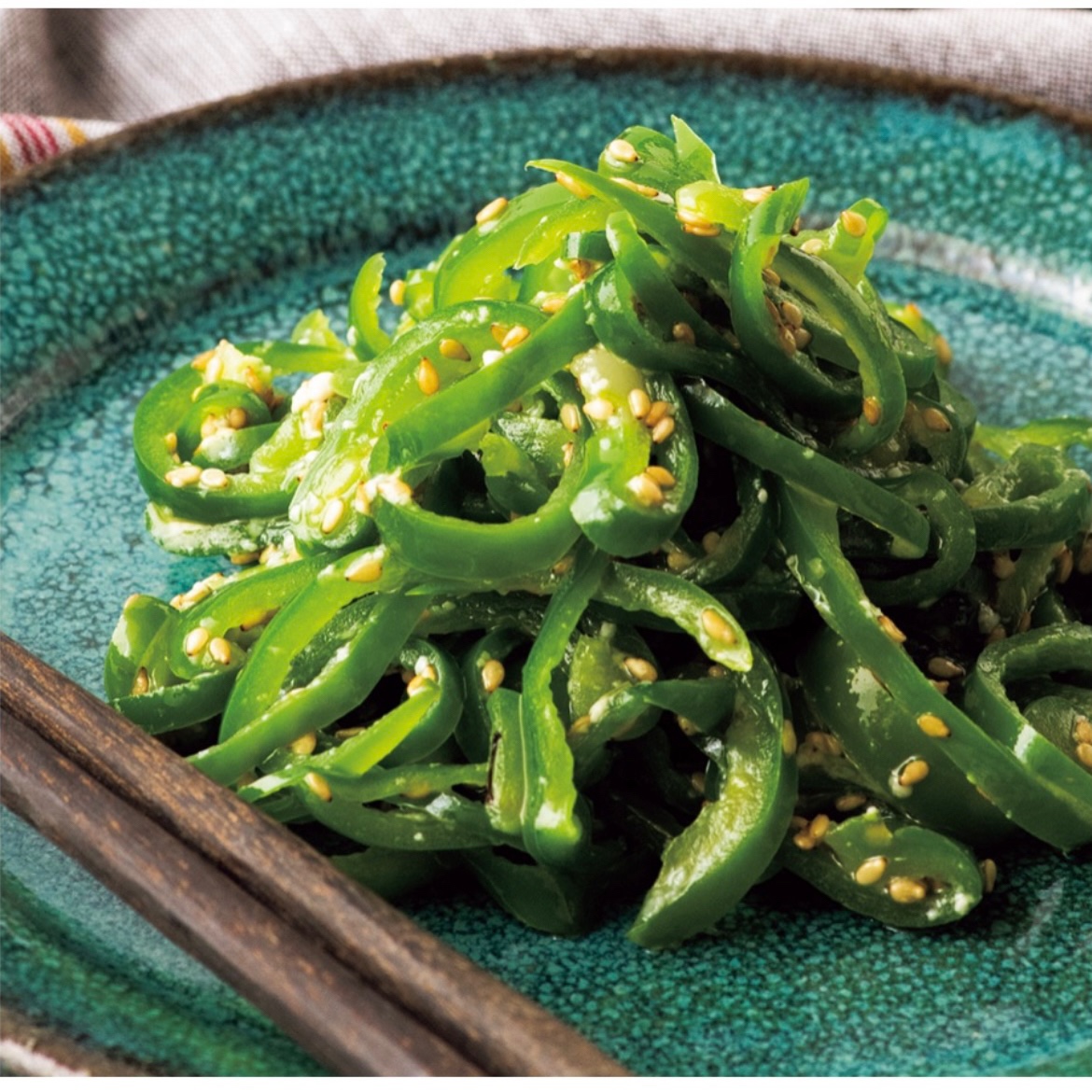 【妄想饭】韩式青椒拌菜的做法