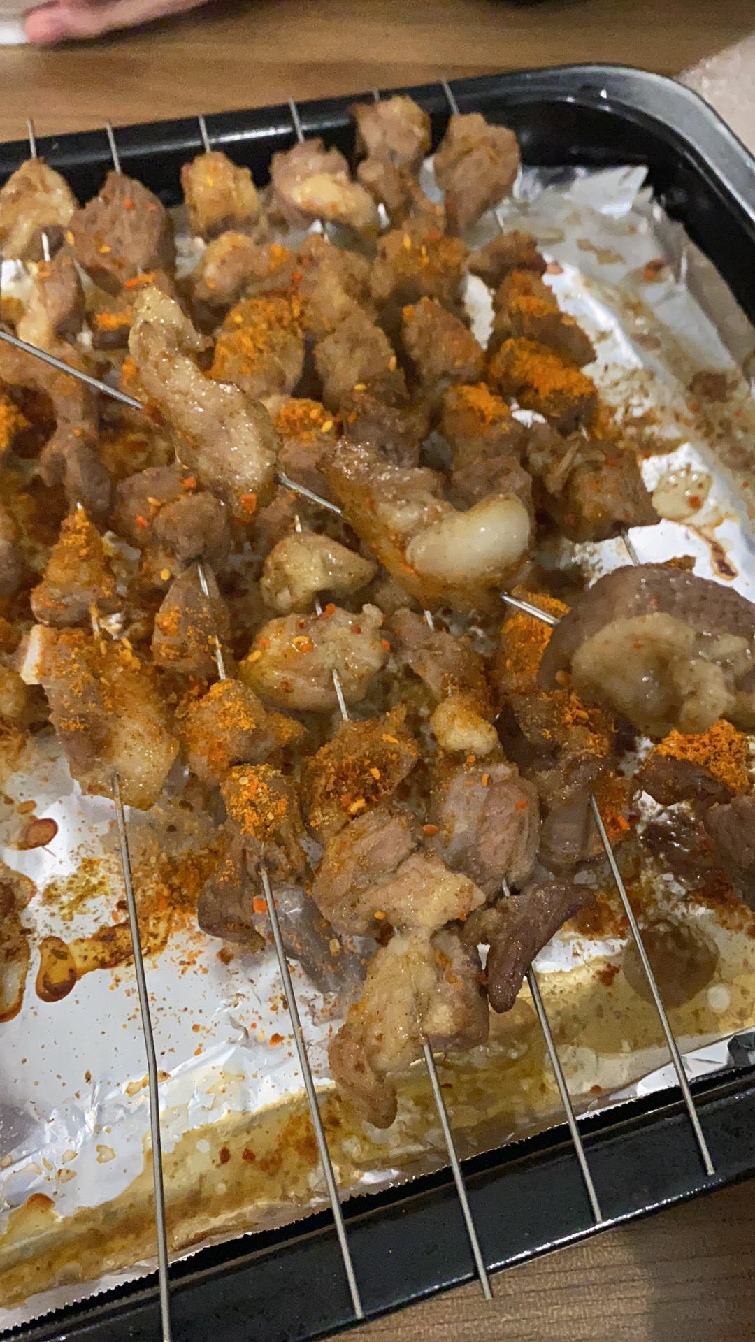 烤羊肉串
（烤箱版）