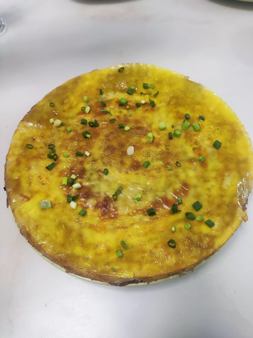 自制武汉三鲜豆皮（电饼铛版）