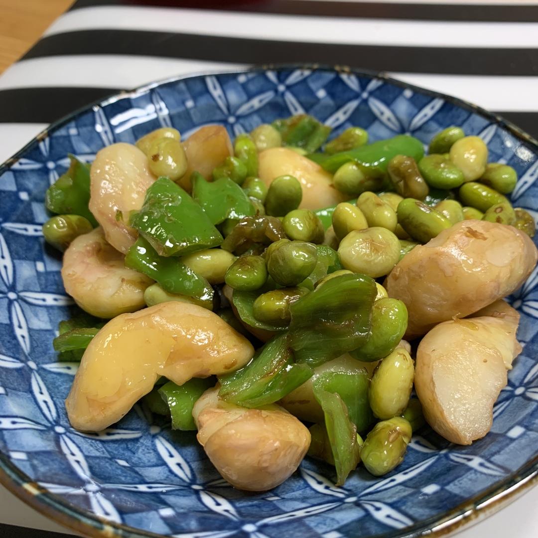 毛豆菱角米
