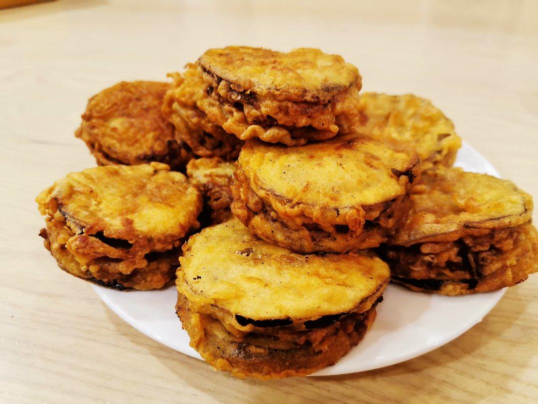 酥炸茄盒￨外酥里嫩
