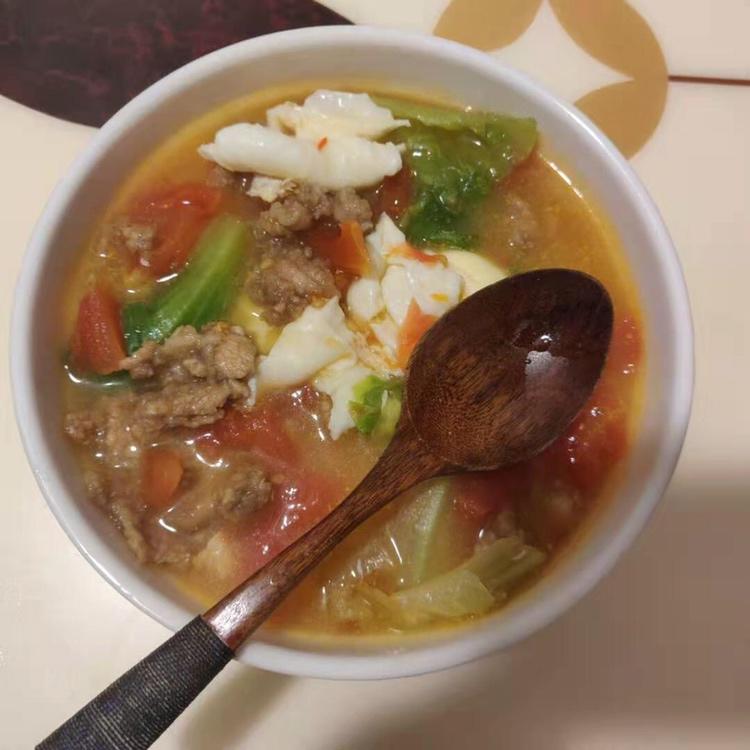 瘦肉羹（剩余食材）的做法