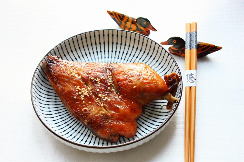 【烤蜜汁鸭腿-只腌2小时】的做法