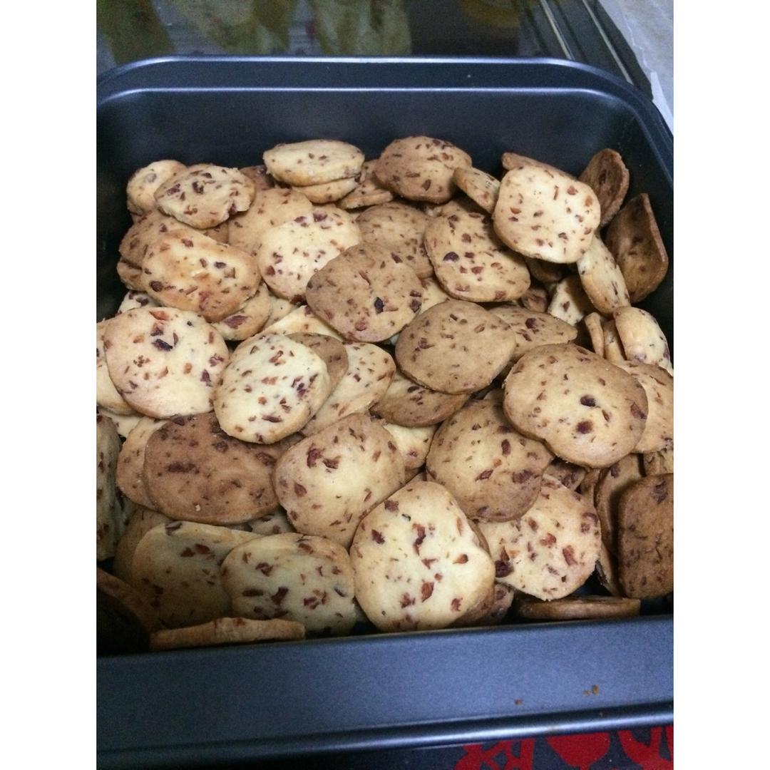 低糖少油版蔓越莓饼干