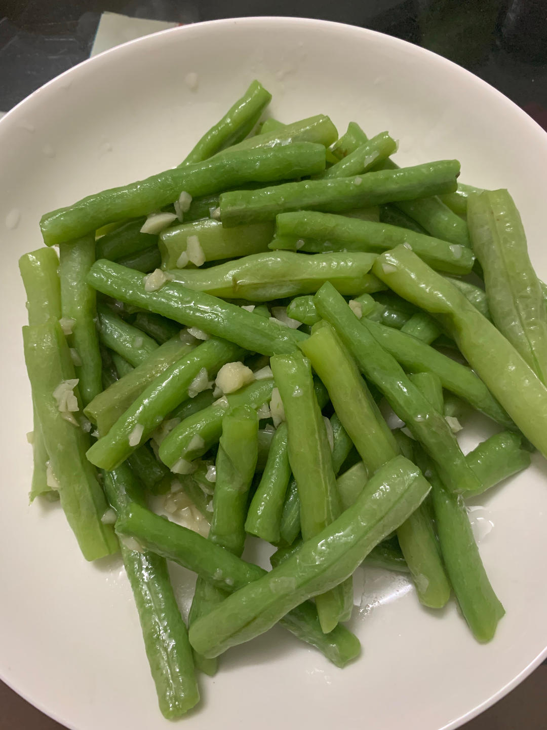 健康少油蒜泥拌长豆（豇豆）