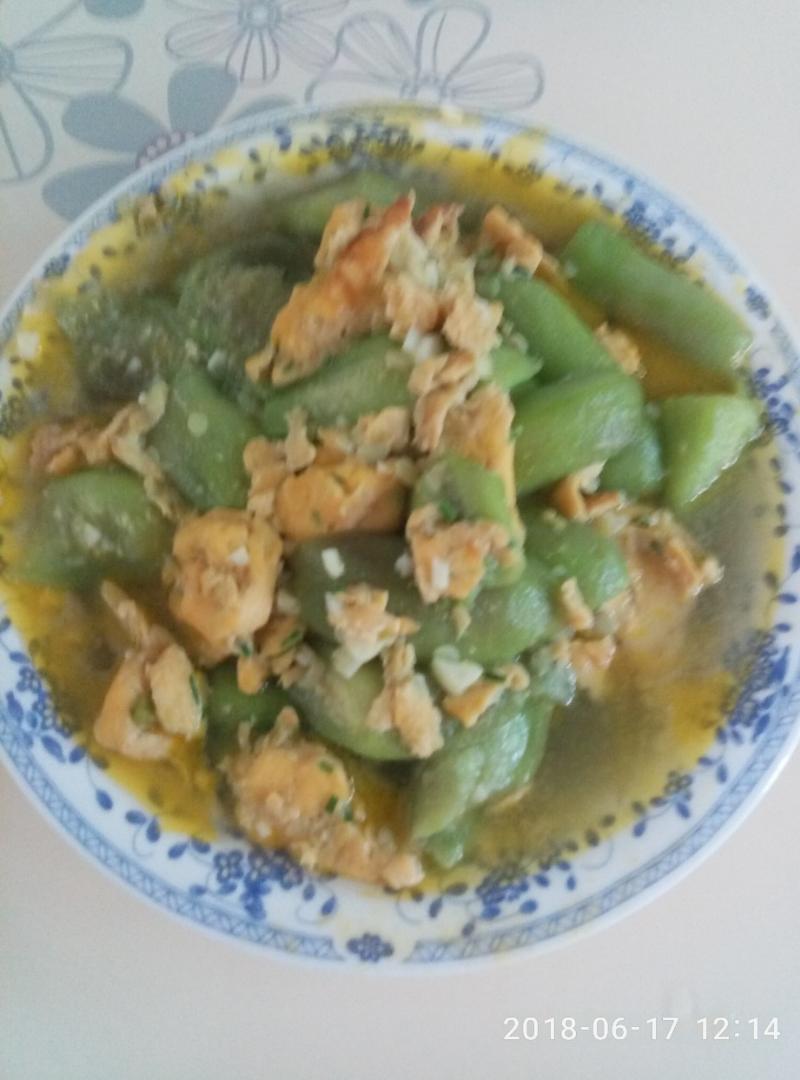 丝瓜炒蛋