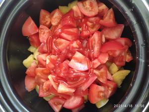 西红柿土豆炖牛肉（高压锅版）的做法 步骤3