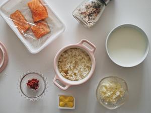 奶油三文鱼焗饭的做法 步骤1