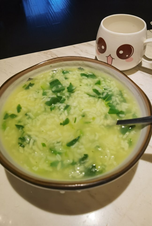 【快手菜】青菜砂锅粥