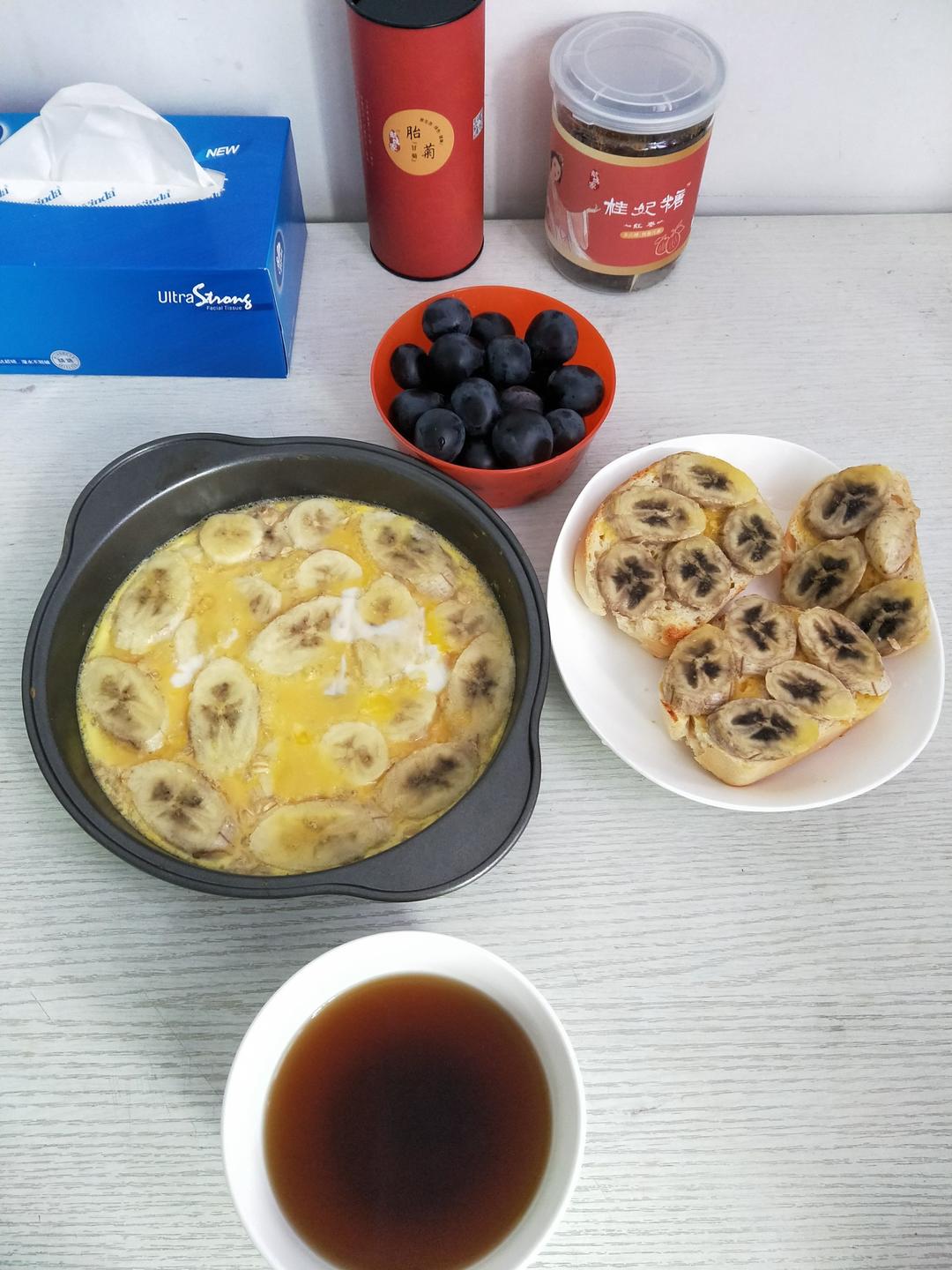 香蕉蓝莓烤燕麦