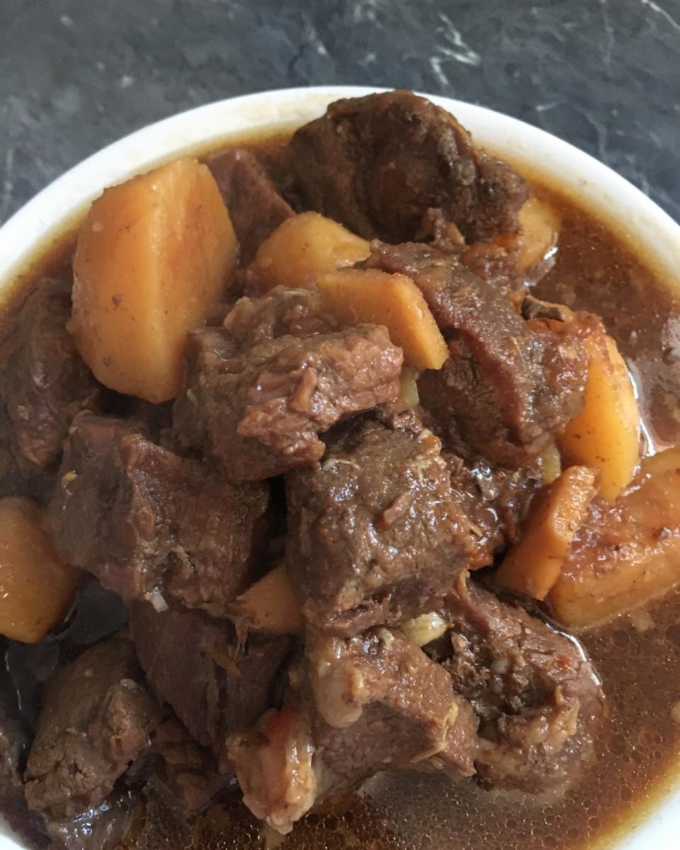 无水高压锅炖牛肉