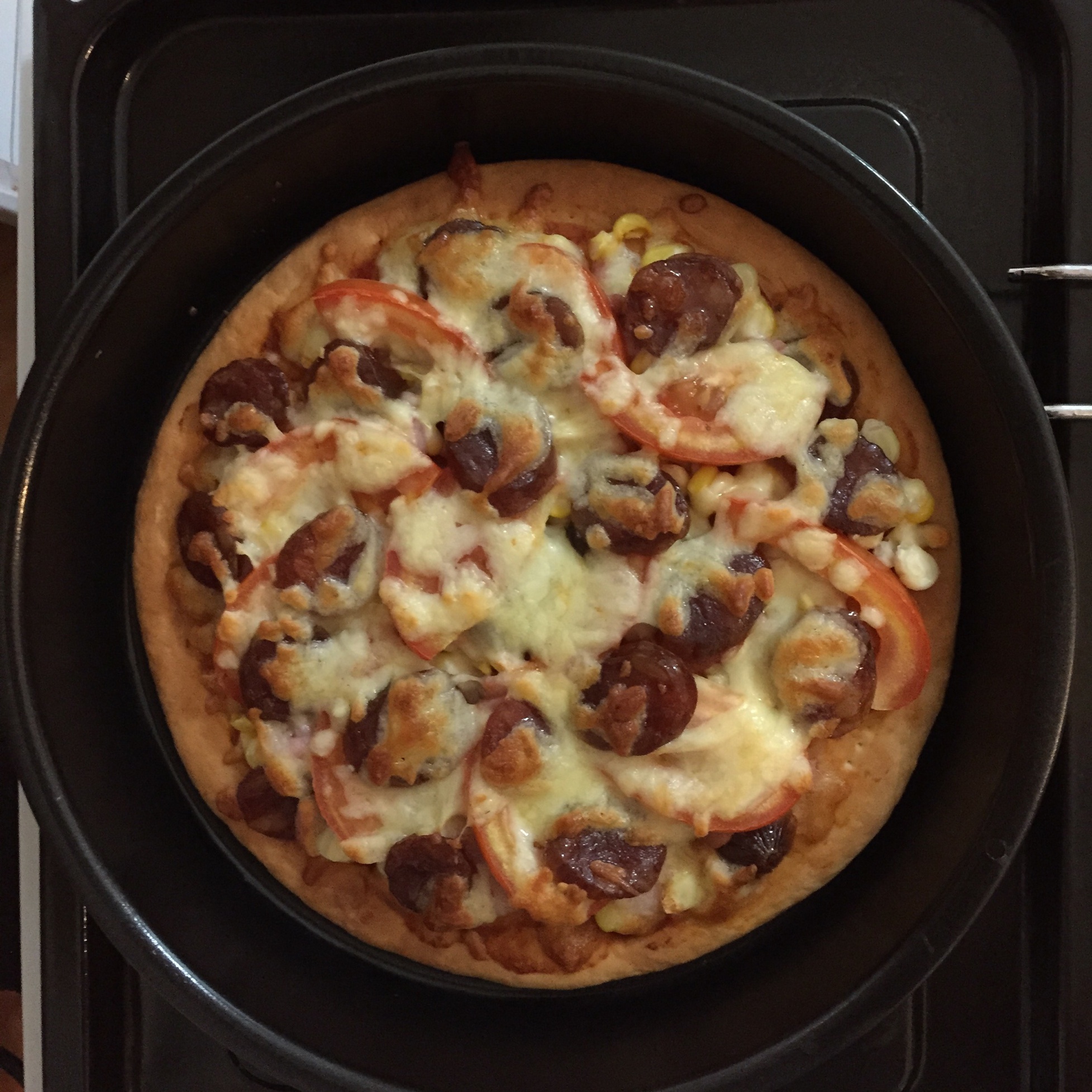 芝士培根火腿披萨Pizza