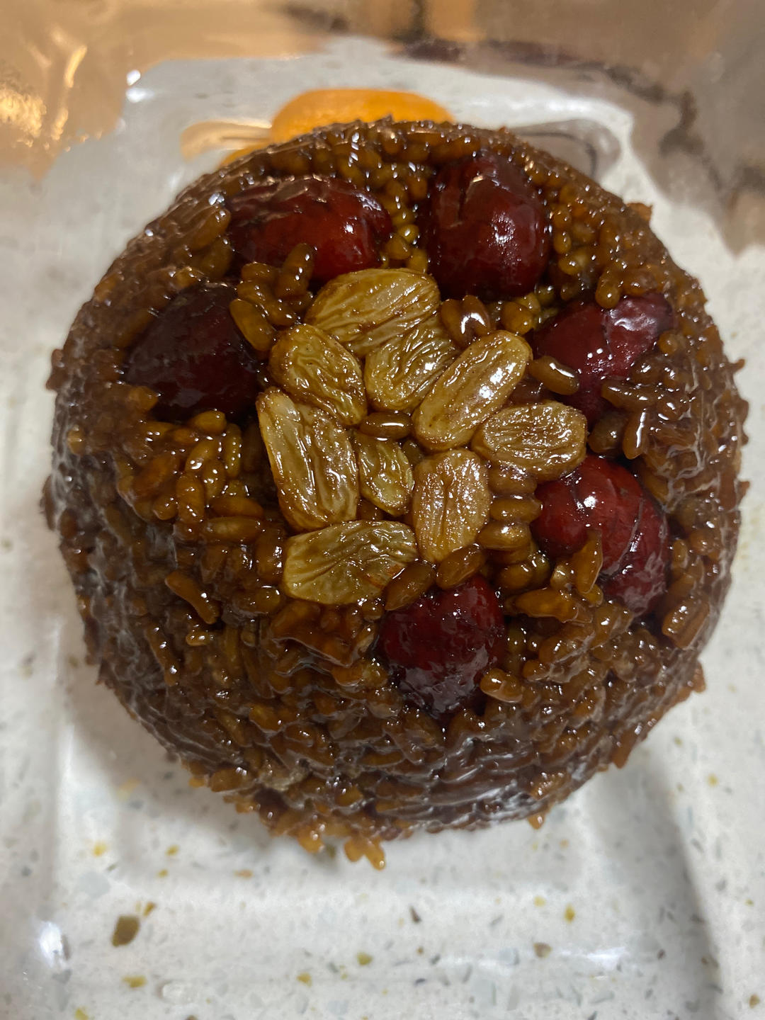 甜甜的红糖糯米饭