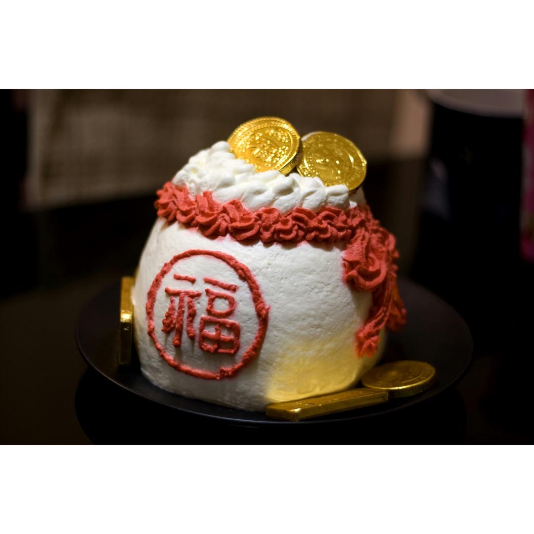 钱袋子蛋糕