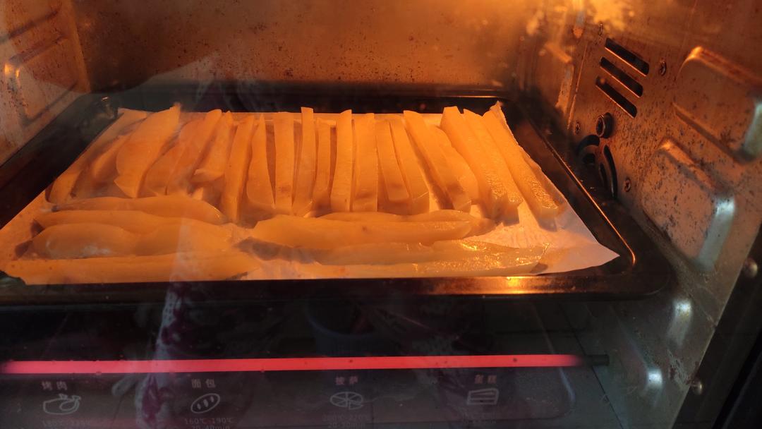 2勺油搞定炸薯条（烤箱版 ）