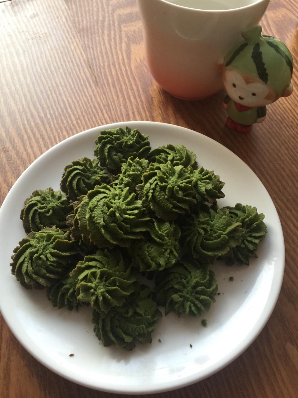 香甜抹茶曲奇饼干