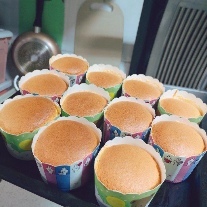零失败~戚风纸杯小蛋糕🍰 ✨／8寸版戚风蛋糕