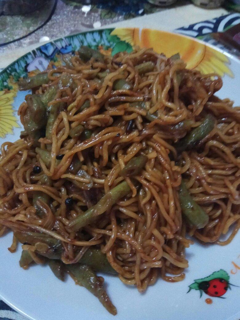 豆角焖面