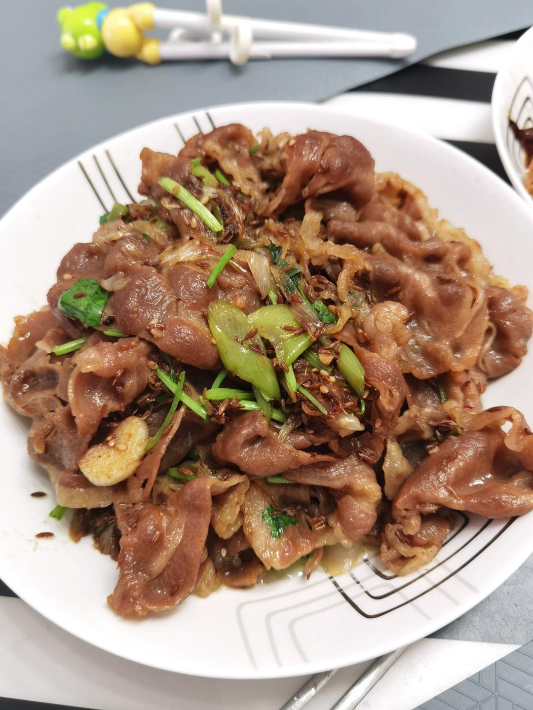 葱爆孜然羊肉