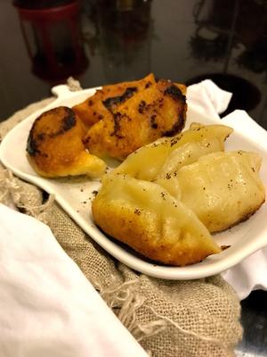 【豆腐饺子皮】脆底日式煎饺（芹菜猪肉馅）的做法 步骤18