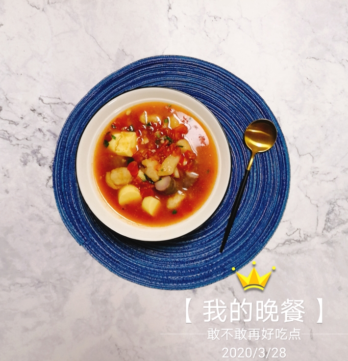 低脂西红柿豆腐龙利鱼汤的做法
