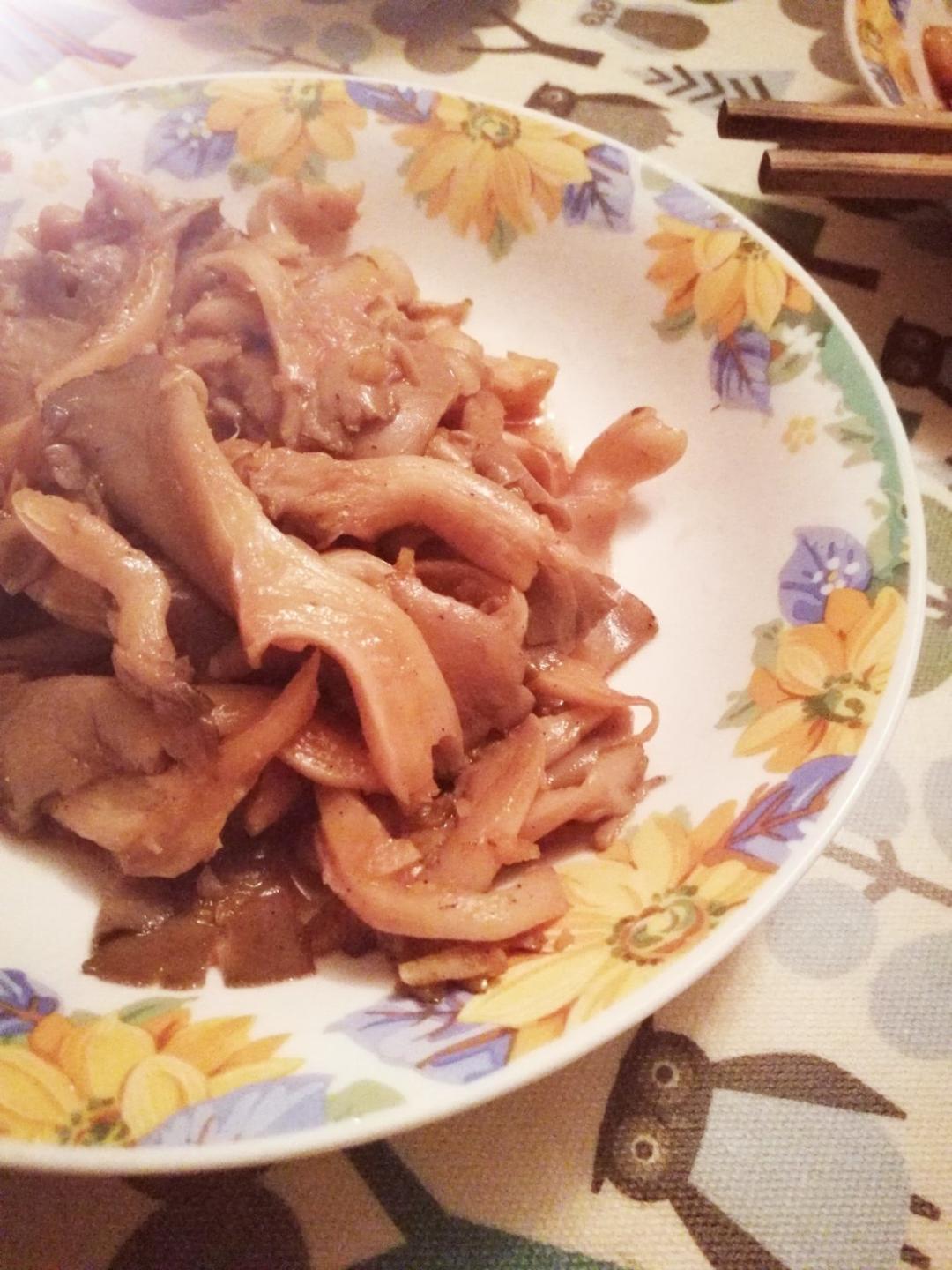 干煸椒盐平菇（减脂餐）