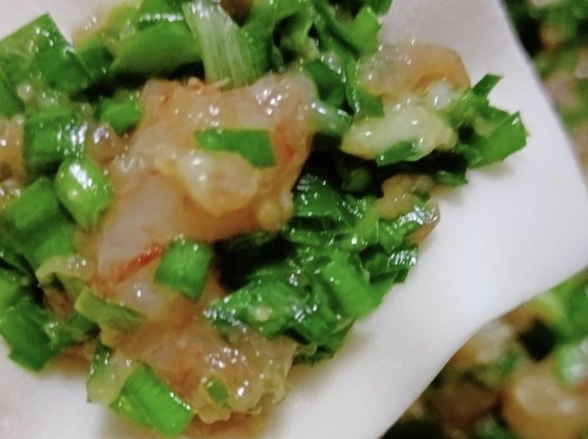 韭菜虾肉馄饨馅  小美版