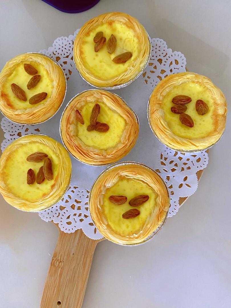 旺仔牛奶简易蛋挞，不用淡奶油，懒人做法