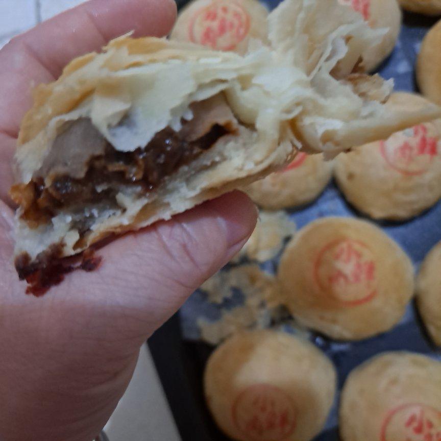 【鲜肉月饼】秋天的第一颗月饼，一口爆汁，酥香掉渣！