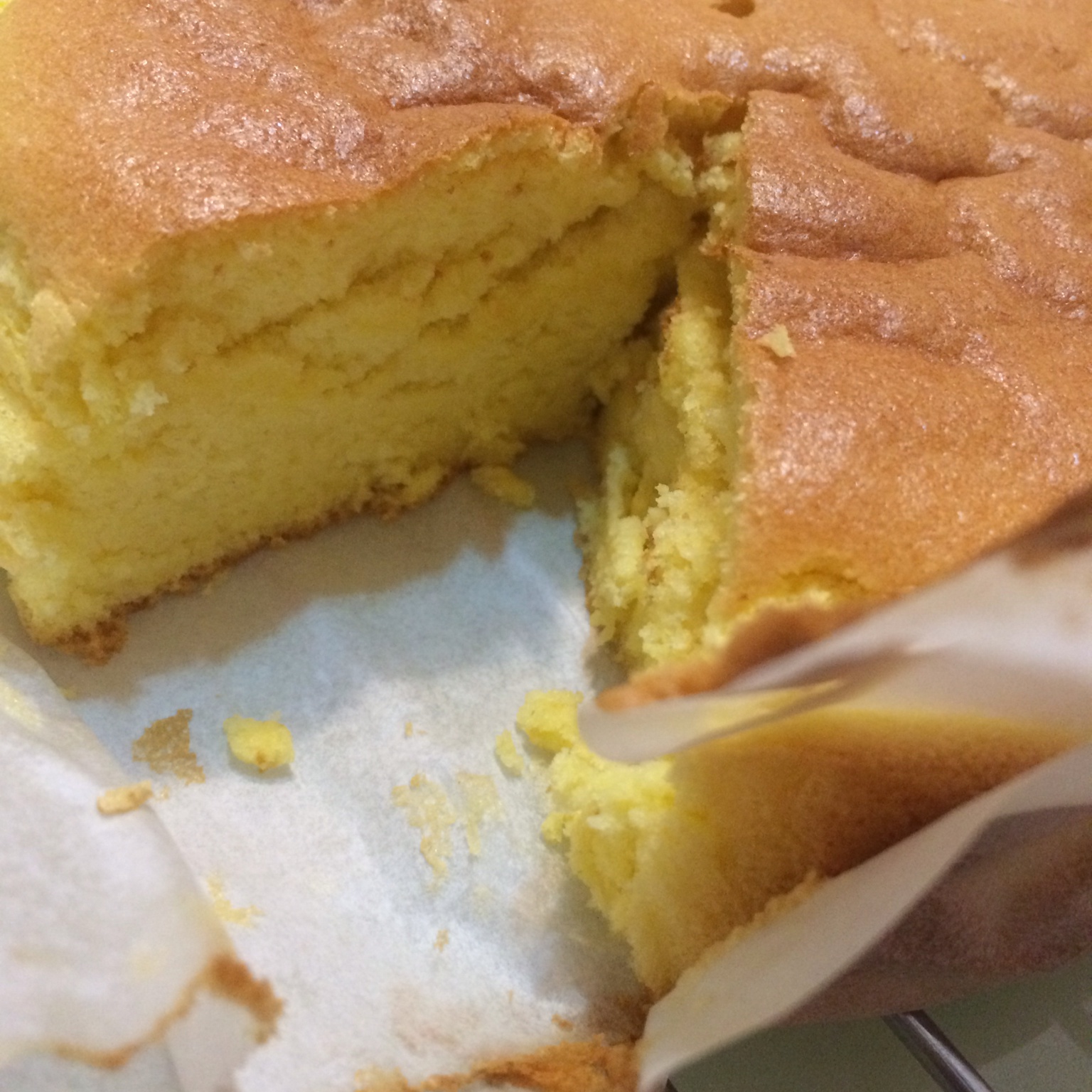 6寸原味戚风蛋糕