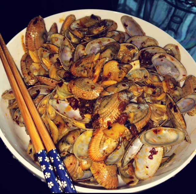 辣炒花蛤