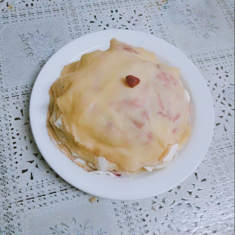 芒果千层蛋糕，100%成功告别煎皮无能