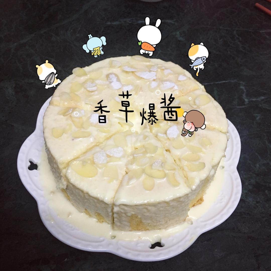 香草雪崩爆浆蛋糕