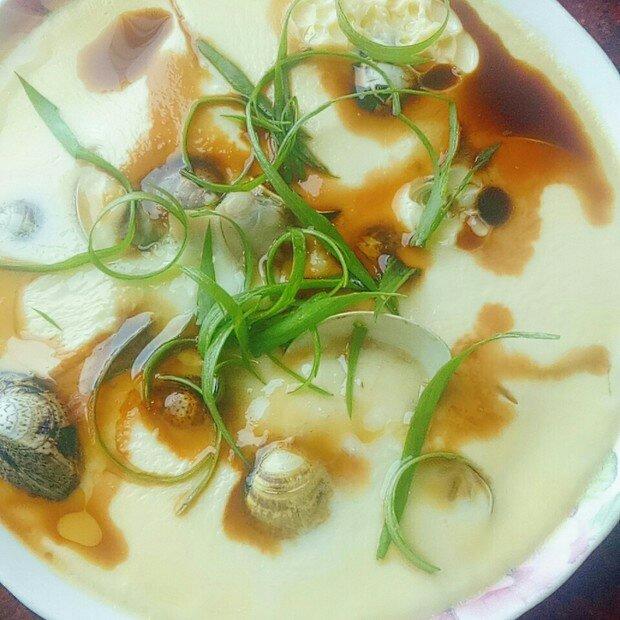 嫩滑的文蛤蒸蛋