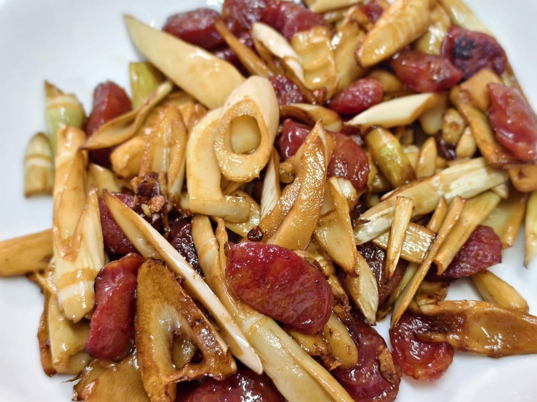 春笋炒腊肠