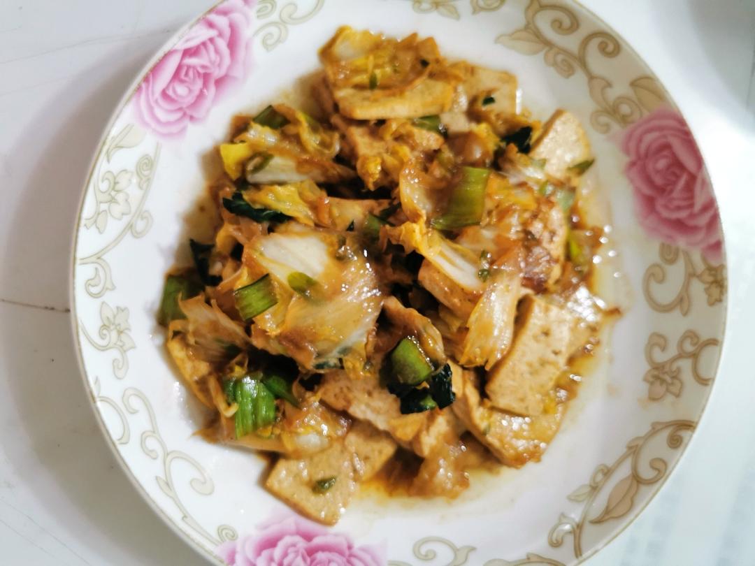 冬季最爱的家常菜！大白菜炖大豆腐或干豆腐