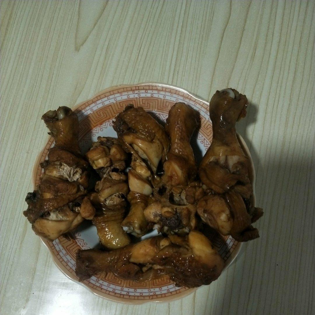 电饭锅焖鸡腿