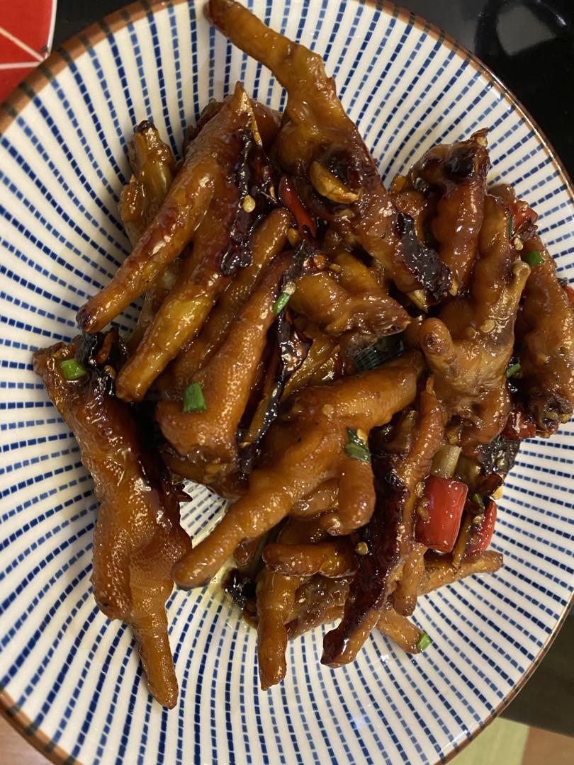 香辣烧鸡爪