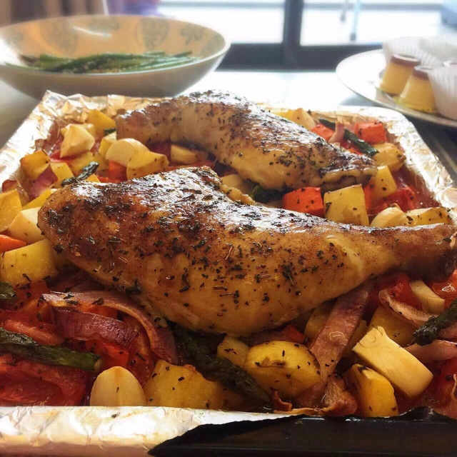 【法式烤鸡腿】