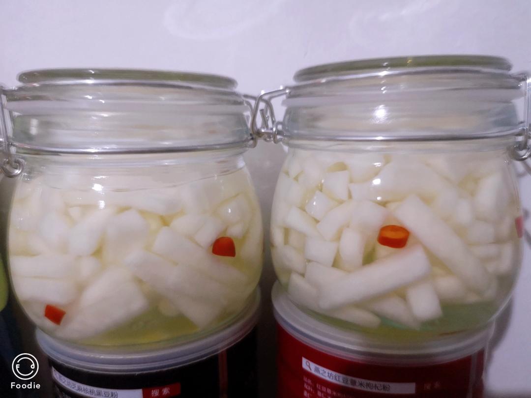 腌萝卜，酸甜爽口