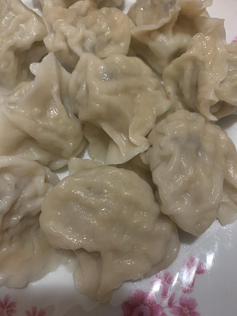 杏鲍菇青椒水饺