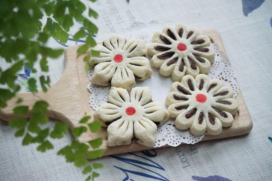 枣泥菊花酥