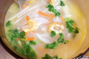 海米萝卜粉丝汤的做法 步骤5