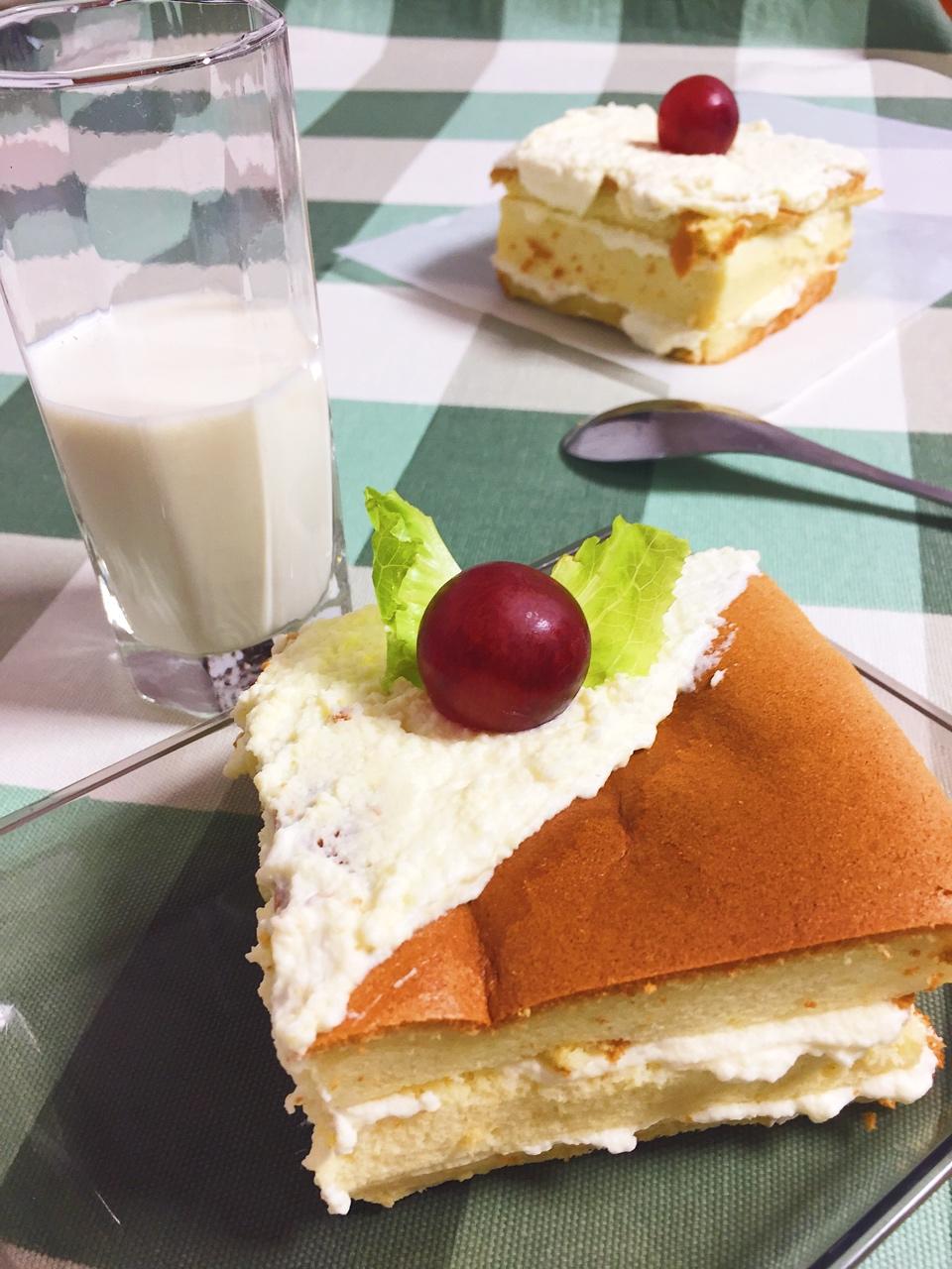 蛋糕的做法（8寸戚风蛋糕）